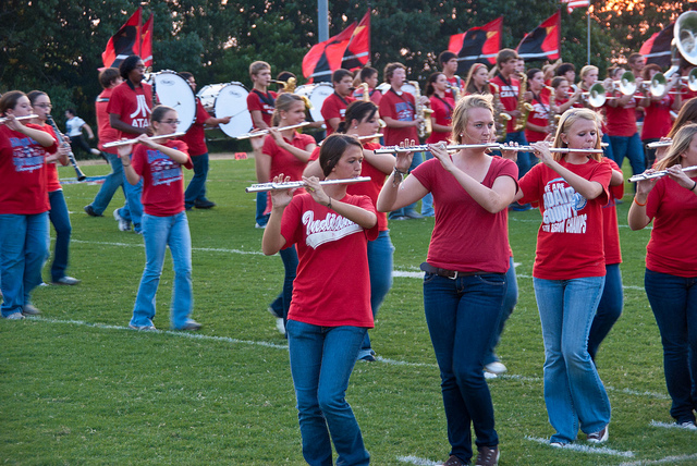 Adair Band At Achs Clinton County Game On Columbiamagazine Com